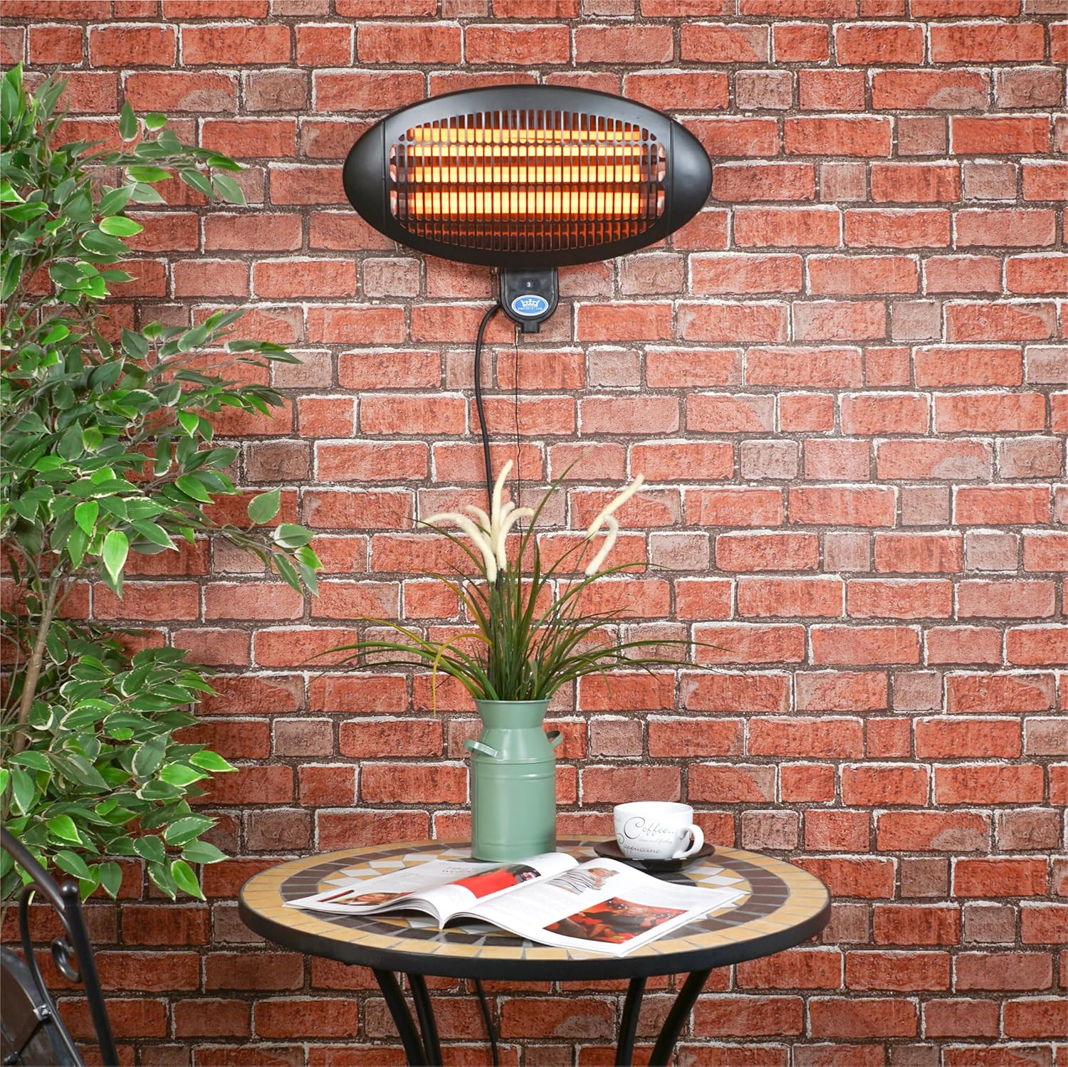Electric patio heater waterproof