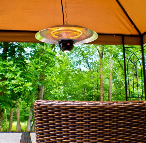 Waterproof table heater IP55
